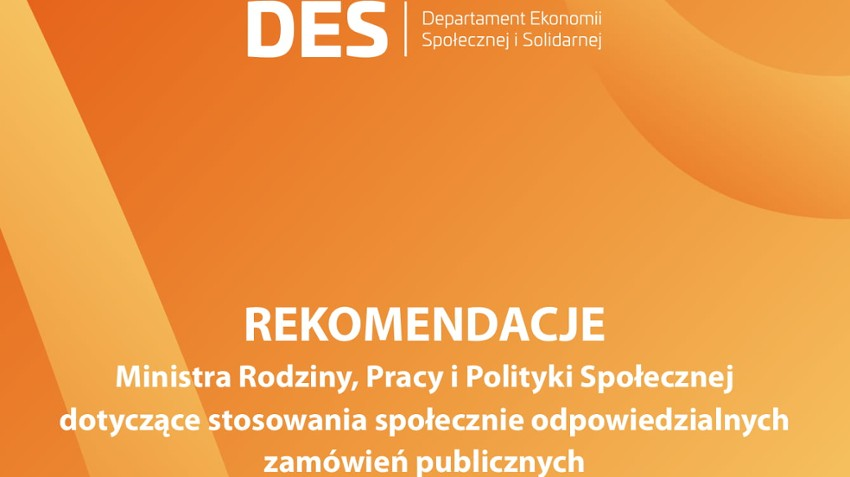 Rekomendacje dotyczące stosowania społecznie odpowiedzialnych zamówień publicznych