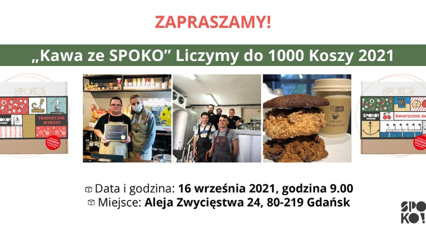 Wydarzenie live – „Kawa ze SPOKO” – Liczymy do 1000 Koszy [ZAPROSZENIE]